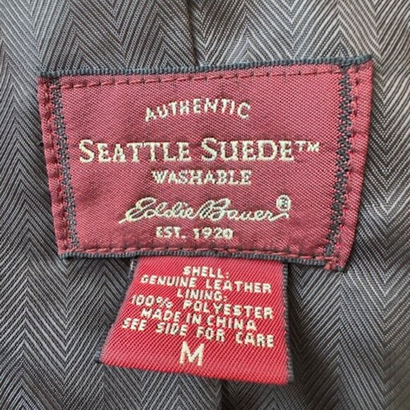 Eddie Bauer Seattle Suede Jacket - Medium - Picture 10 of 10